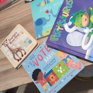 Toddler + potty Book Lot + Sophie Book.